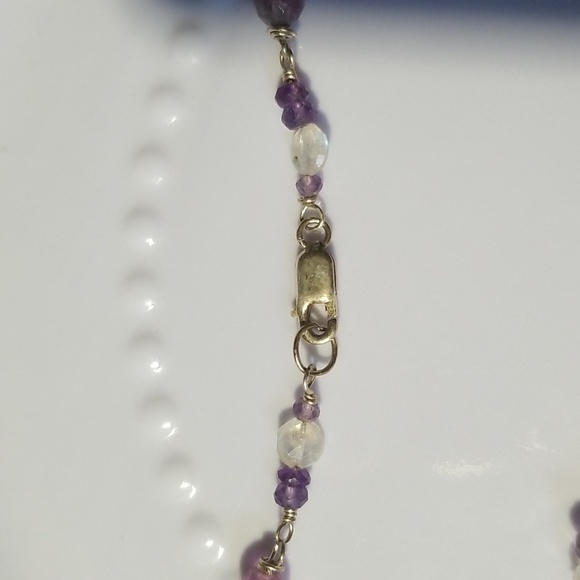 AMETHYST STERLING NECKLACE - Picture 4 of 4